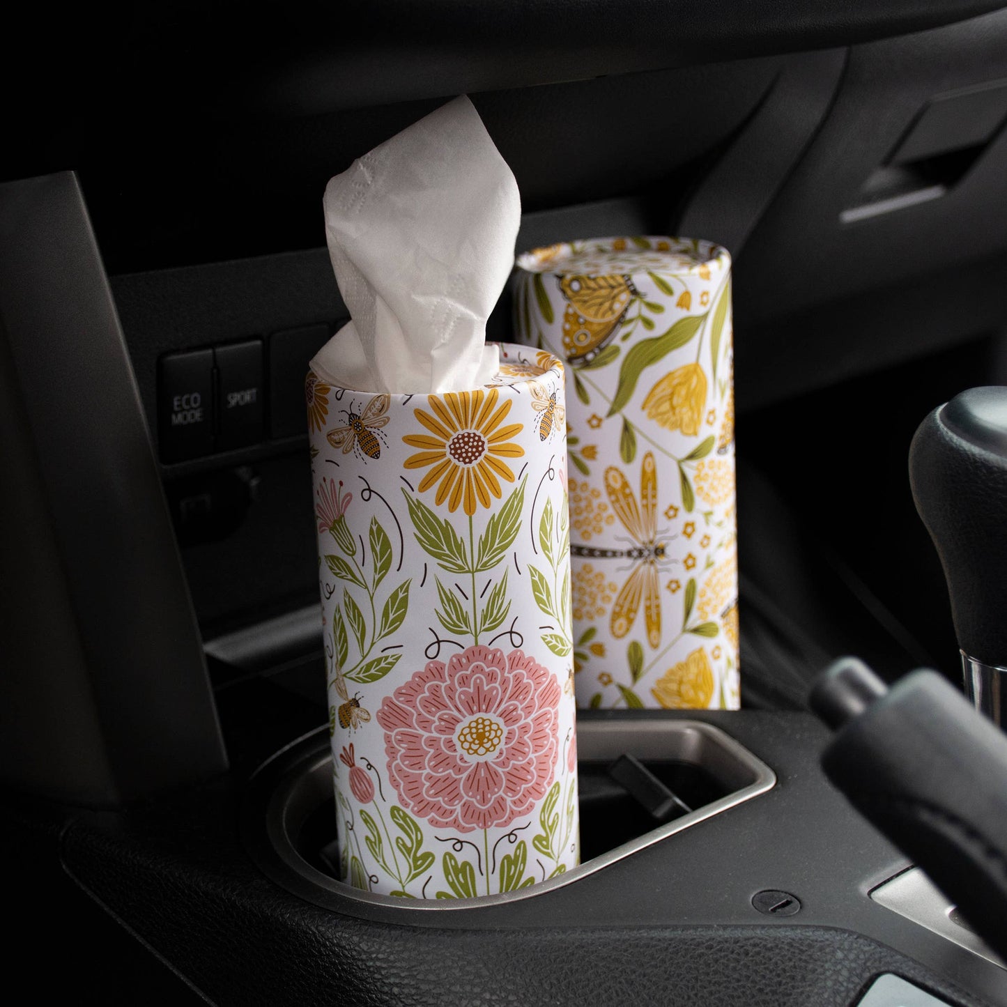Dragonfly Folk Art Tissue Box Set