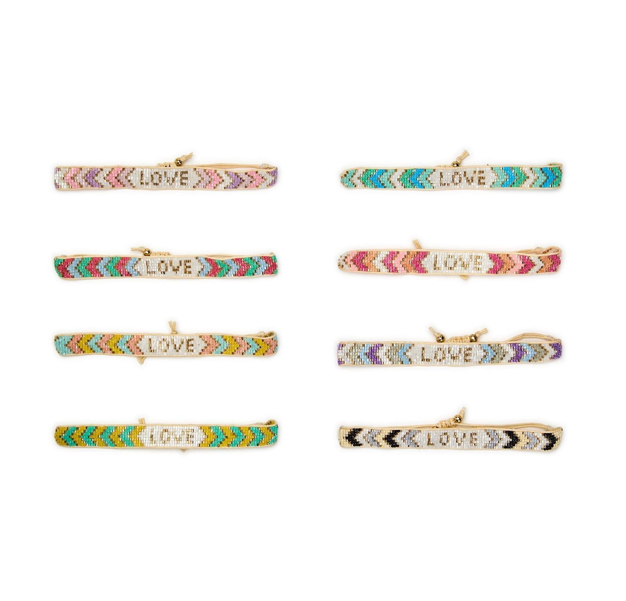 Love Beaded Bracelet