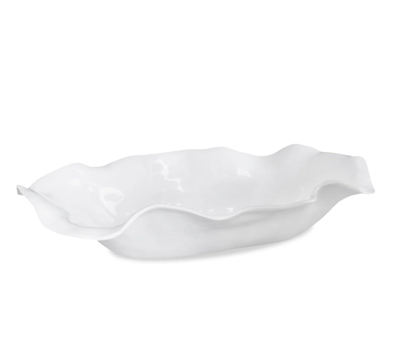 VIDA Havana Extra Large Oval Centerpiece (White)