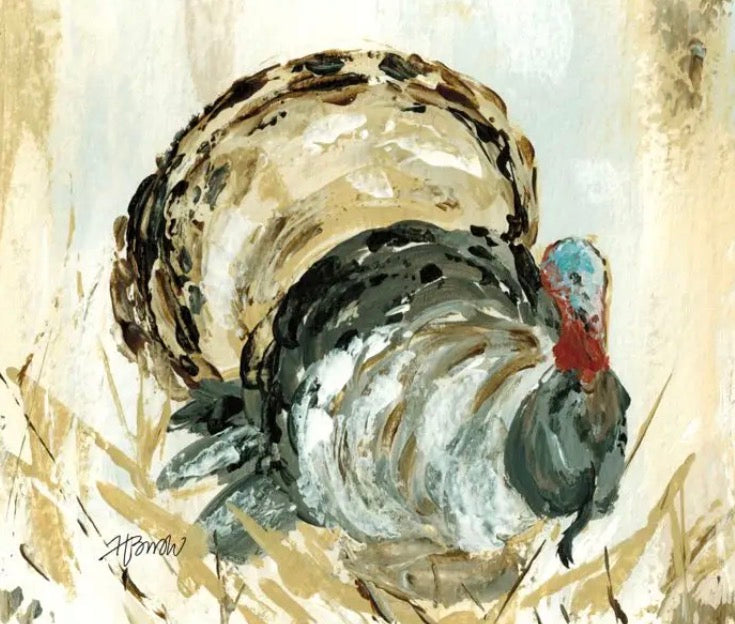 Turkey Square Pillow