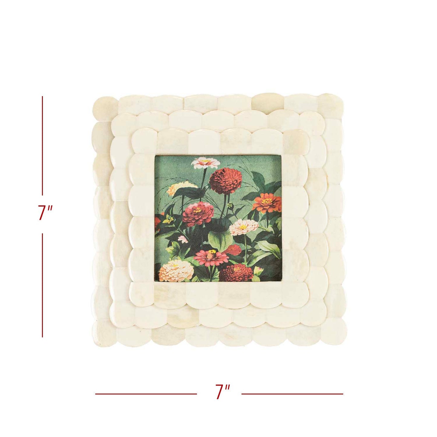 Emery 4x4 Photo Scallop Picture Frame