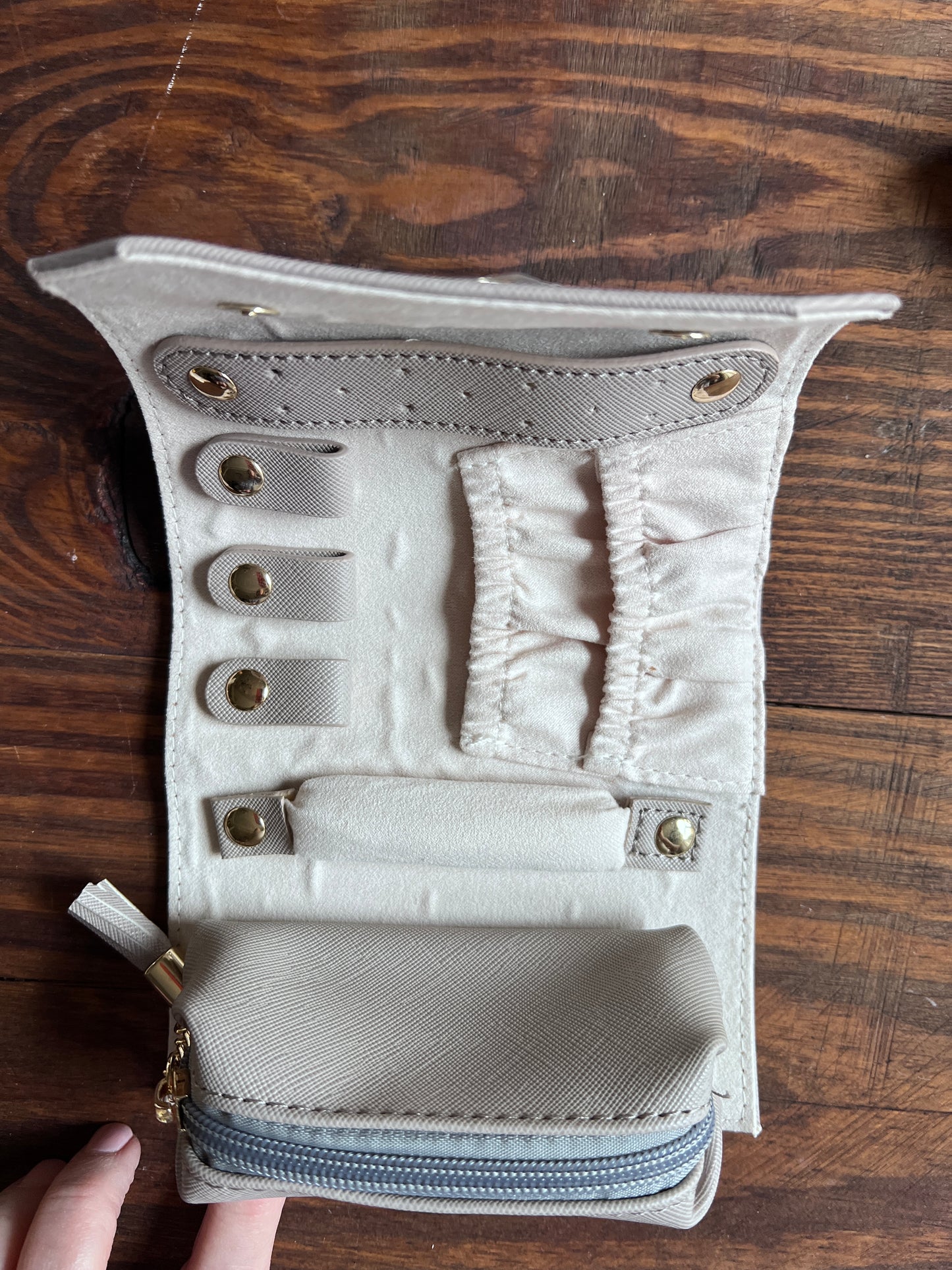 Travel Jewelry Roll 2 Color Options