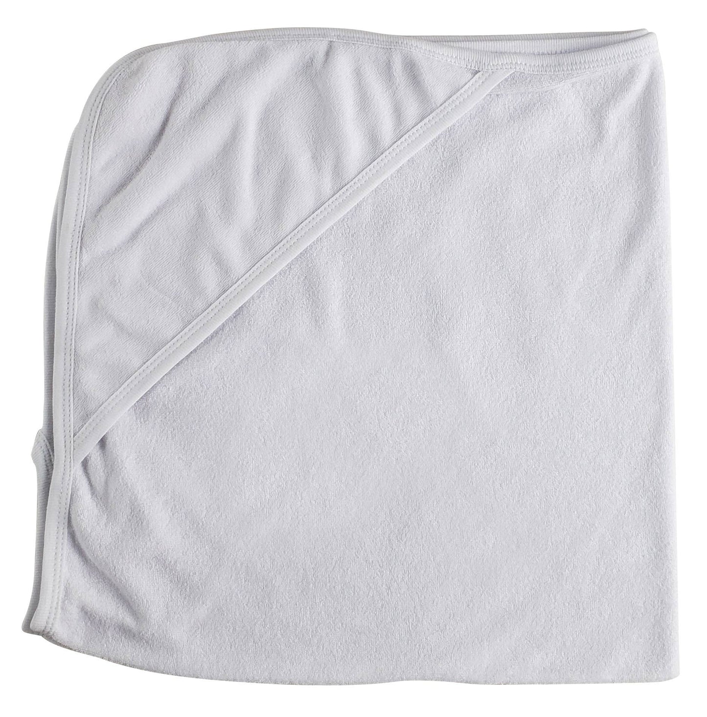 Hooded Towel with White Binding