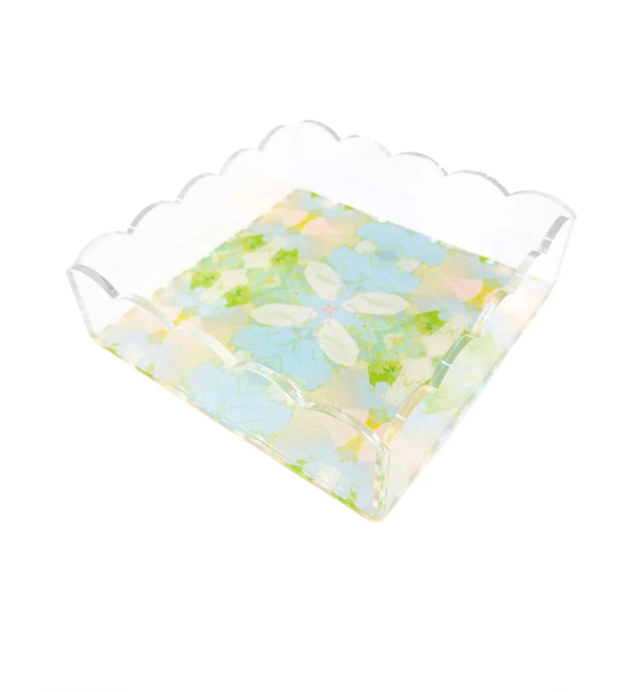 Laura Park Elephant Walk Small Scalloped Tray