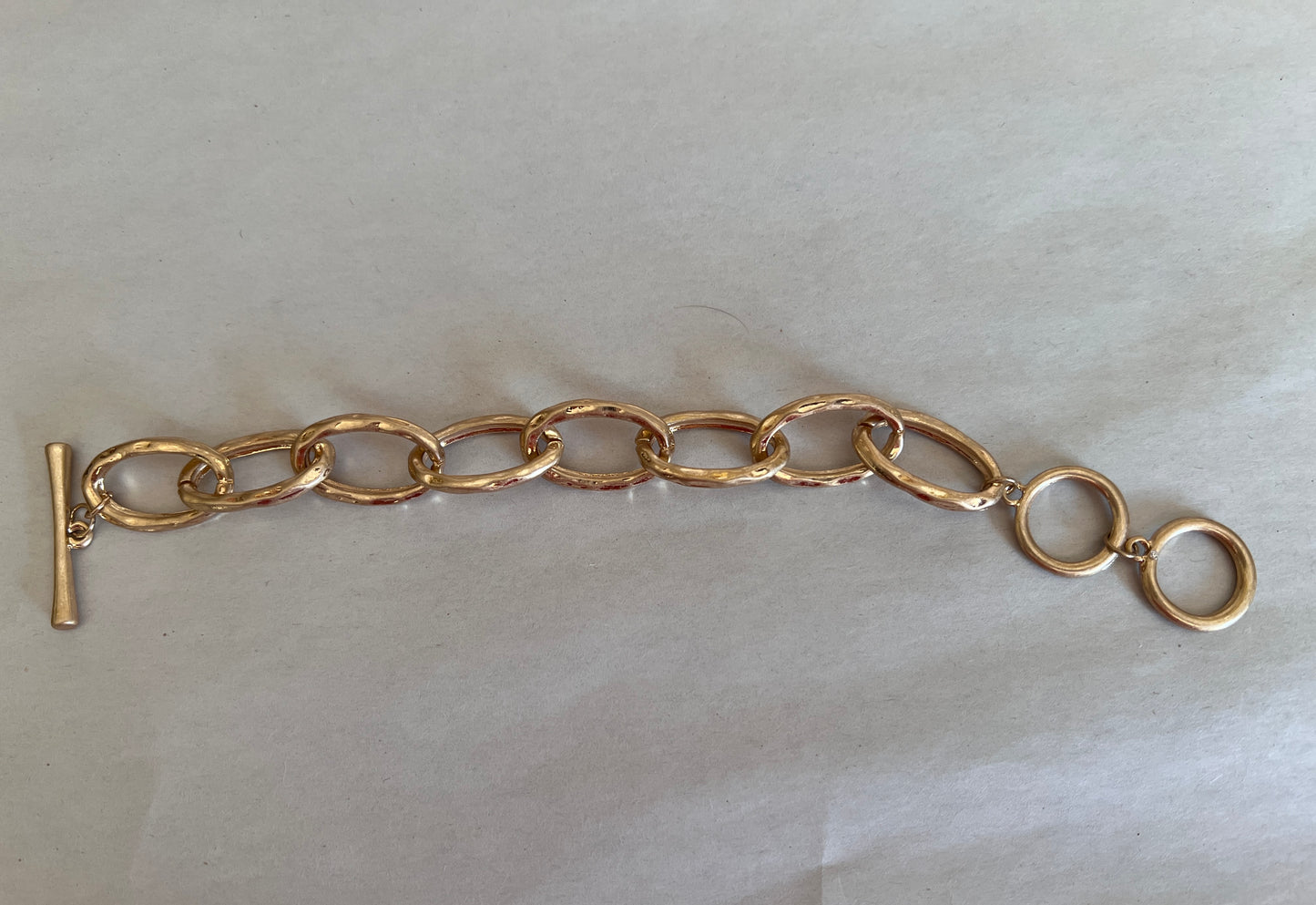 Toggle Gold Link Bracelet