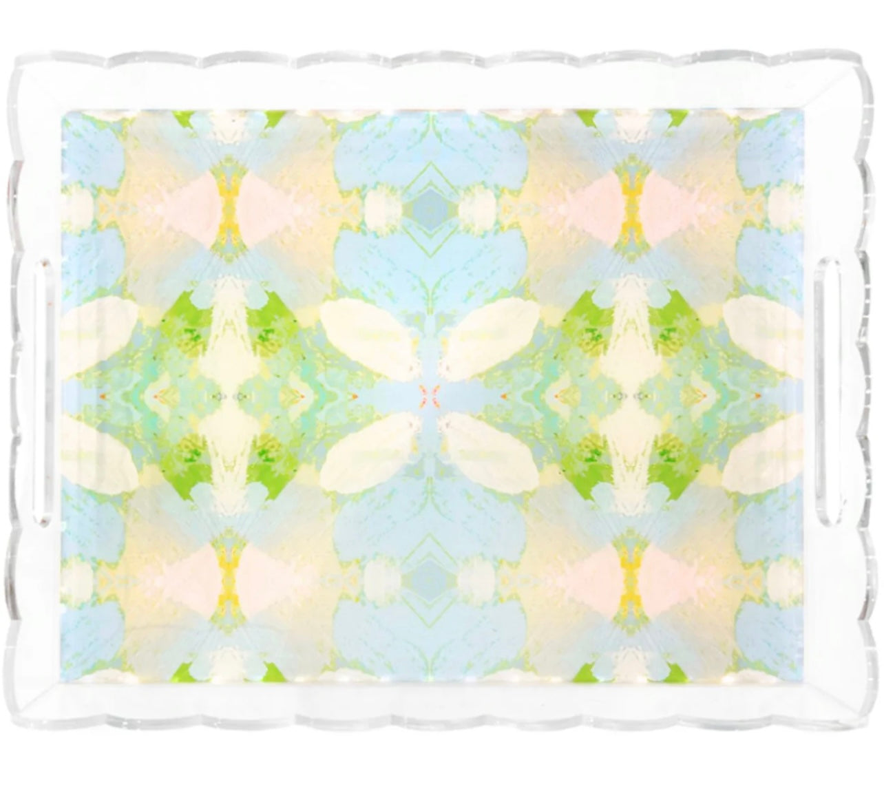 Laura Park Elephant Walk Large Scalloped Tray 