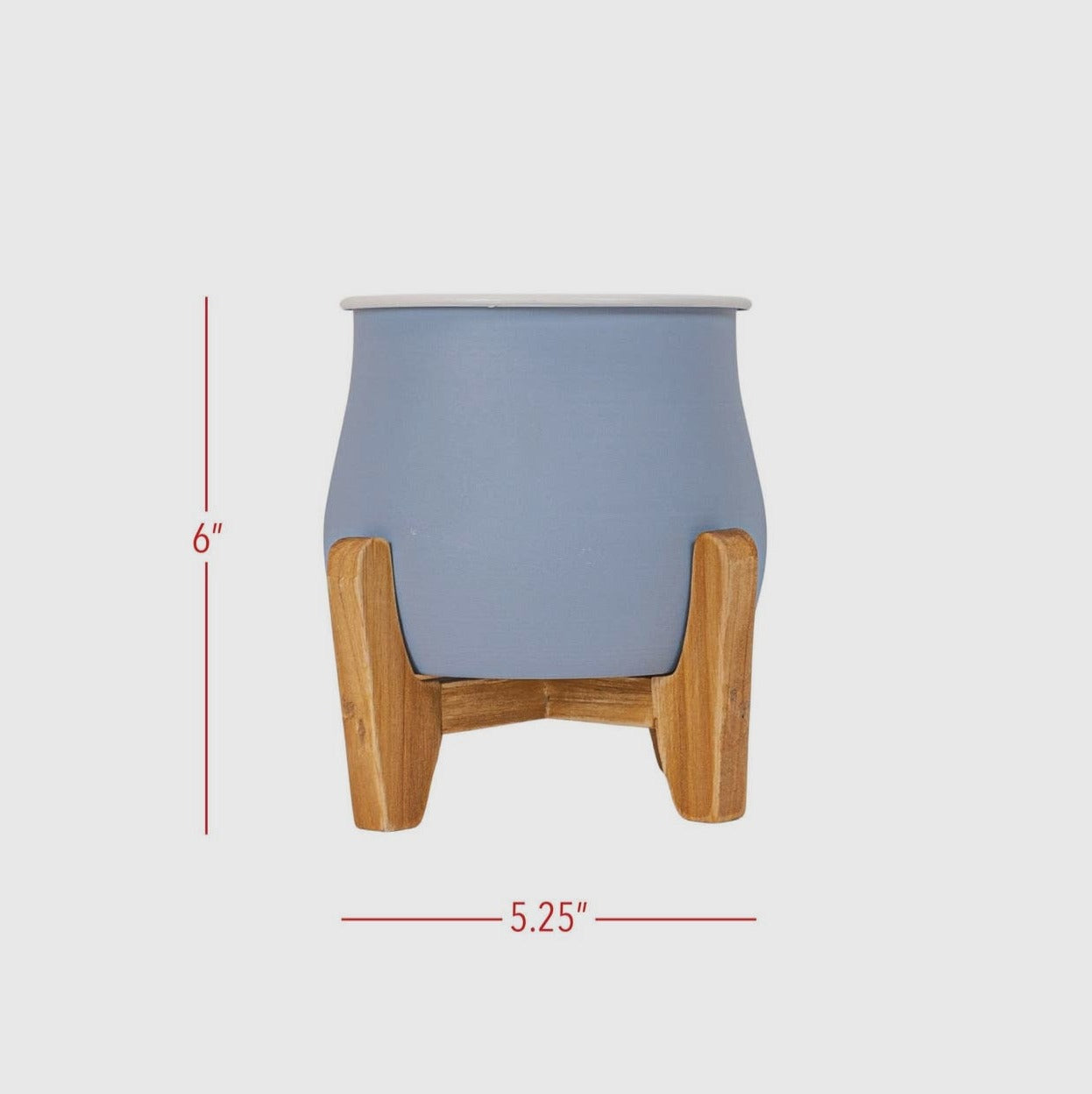 Belle Footed Planter Blue