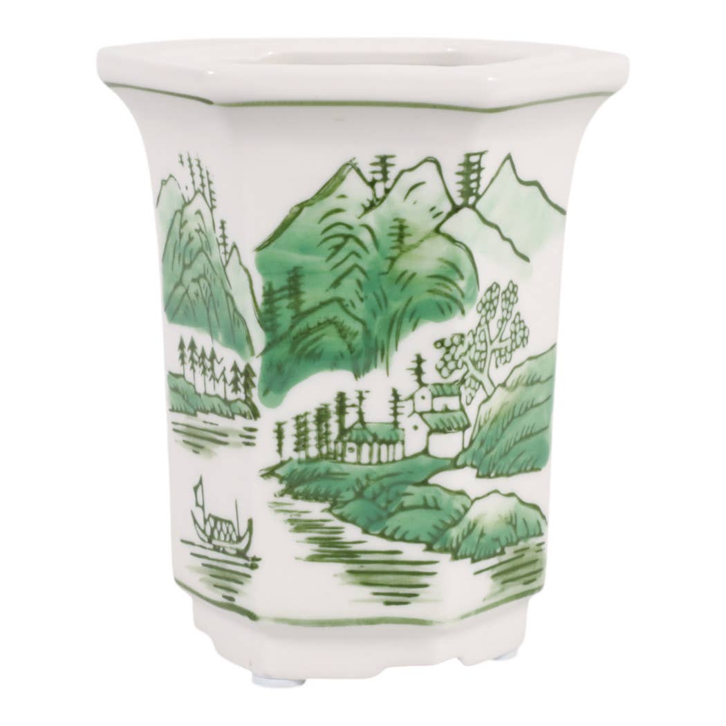 Scented Candle - Sage & Eucalyptus Soy Wax Green Ceramic,6Oz