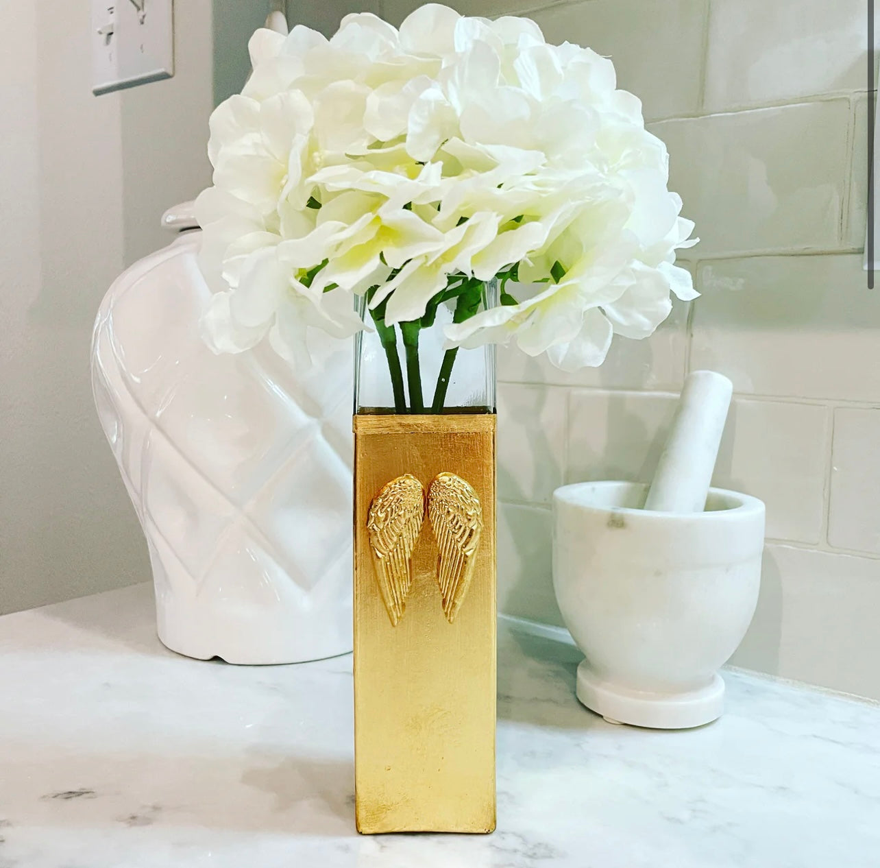 Gilded with Gold - Bud Vase