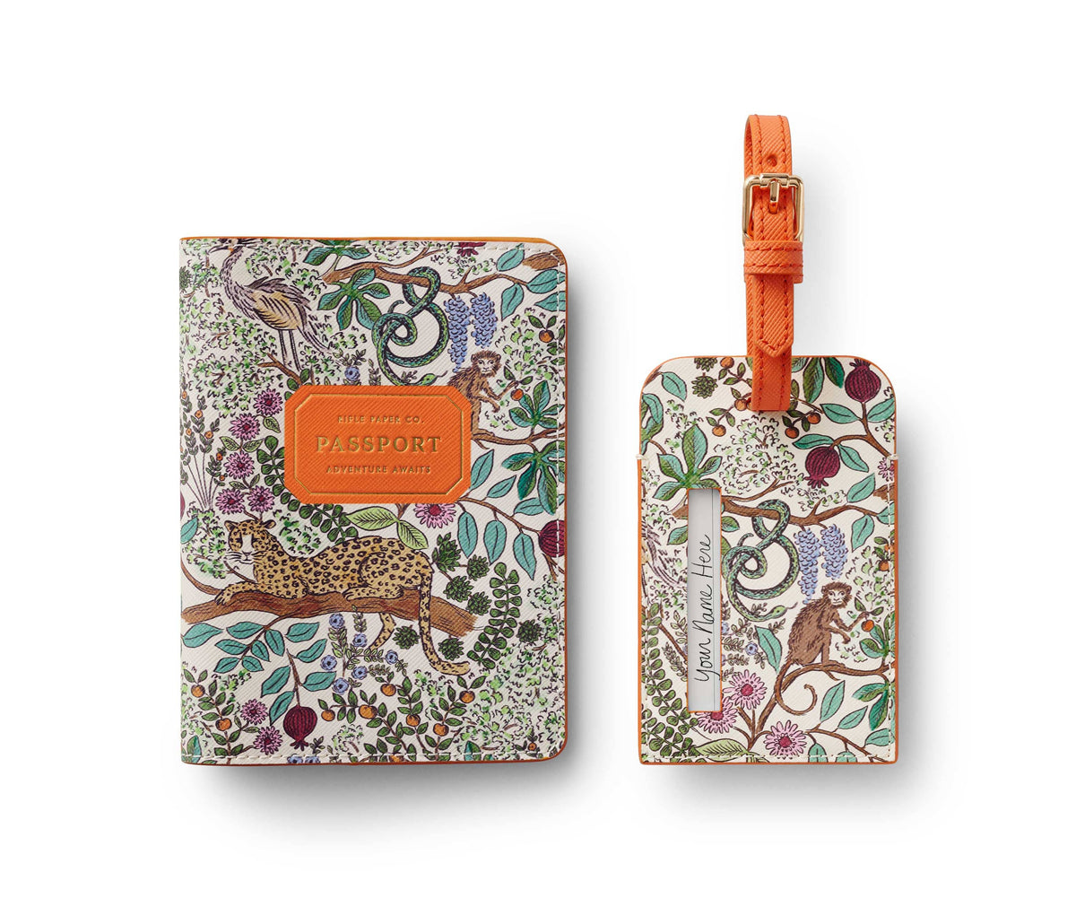 Safari Passport & Luggage Tag Set