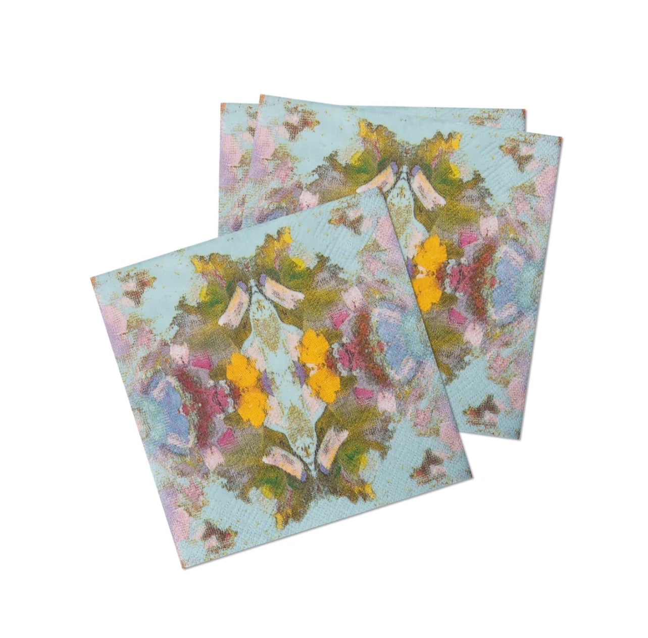 Poppy Blue Cocktail Napkins