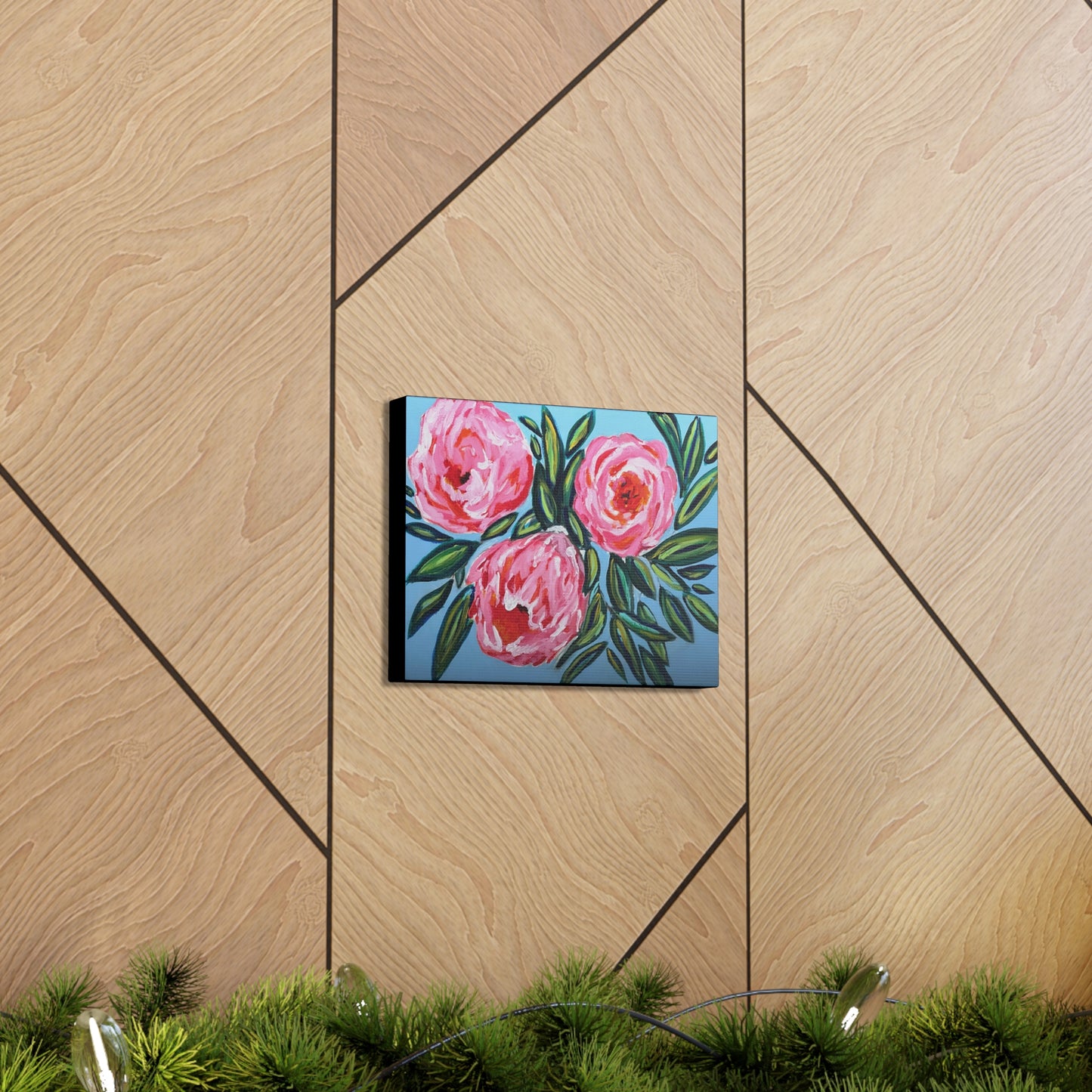 8 x 10 Canvas Gallery Wrap Flowers