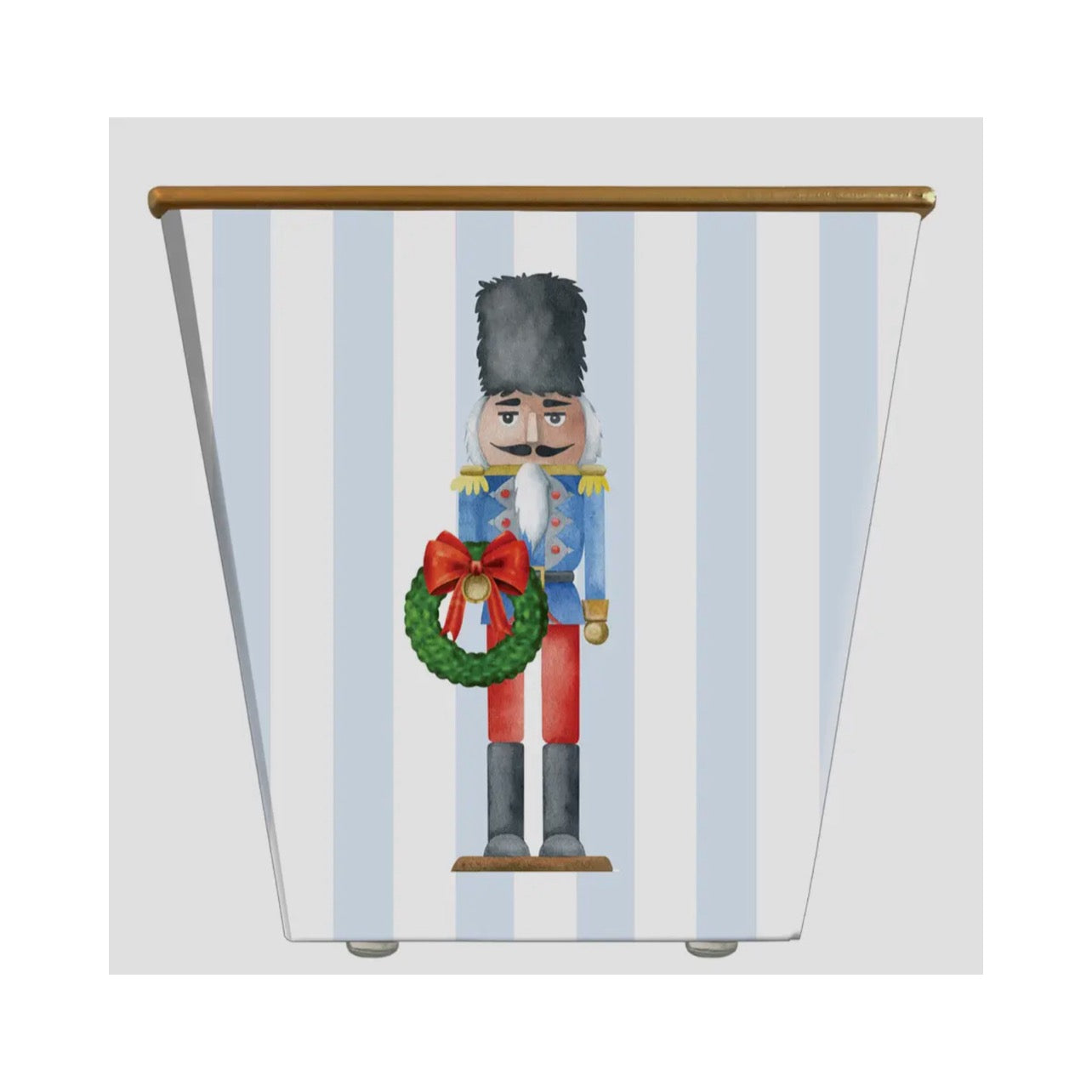 Frasier Fir Nutcracker Stripe Cachepot Candle