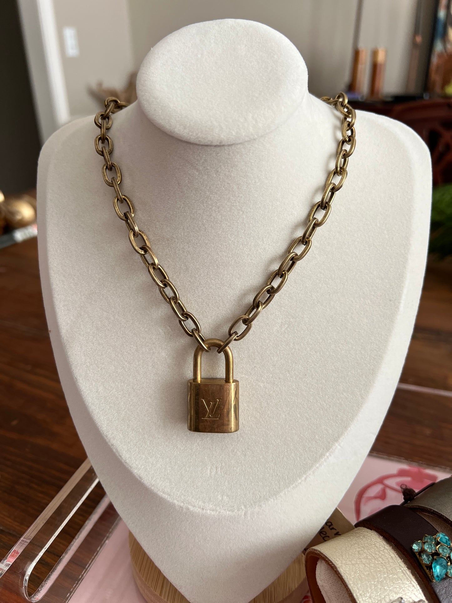 MITDS Louis Vuitton Lock Necklace