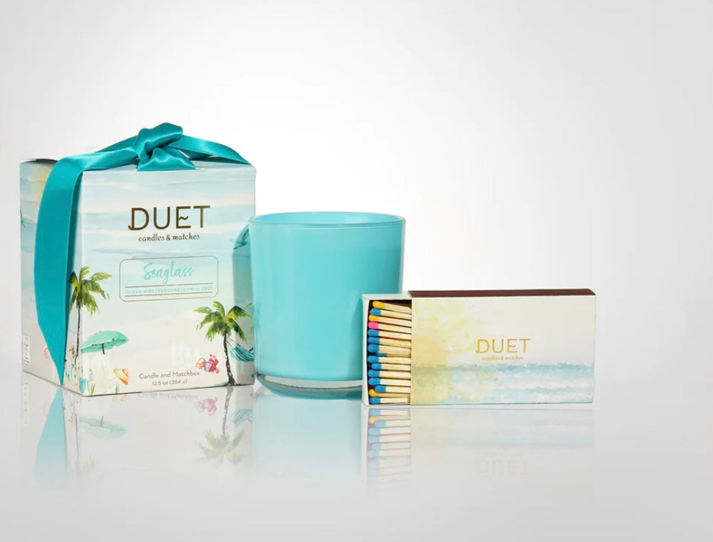 Duet Candle - Seaglass