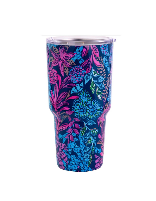 Calypso Coast Lilly Pulitzer 30 Oz Insulated Tumbler with Lid