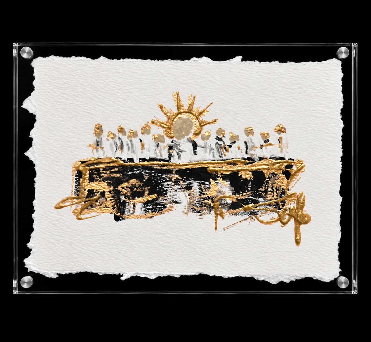 Last Supper In Acrylic Frame