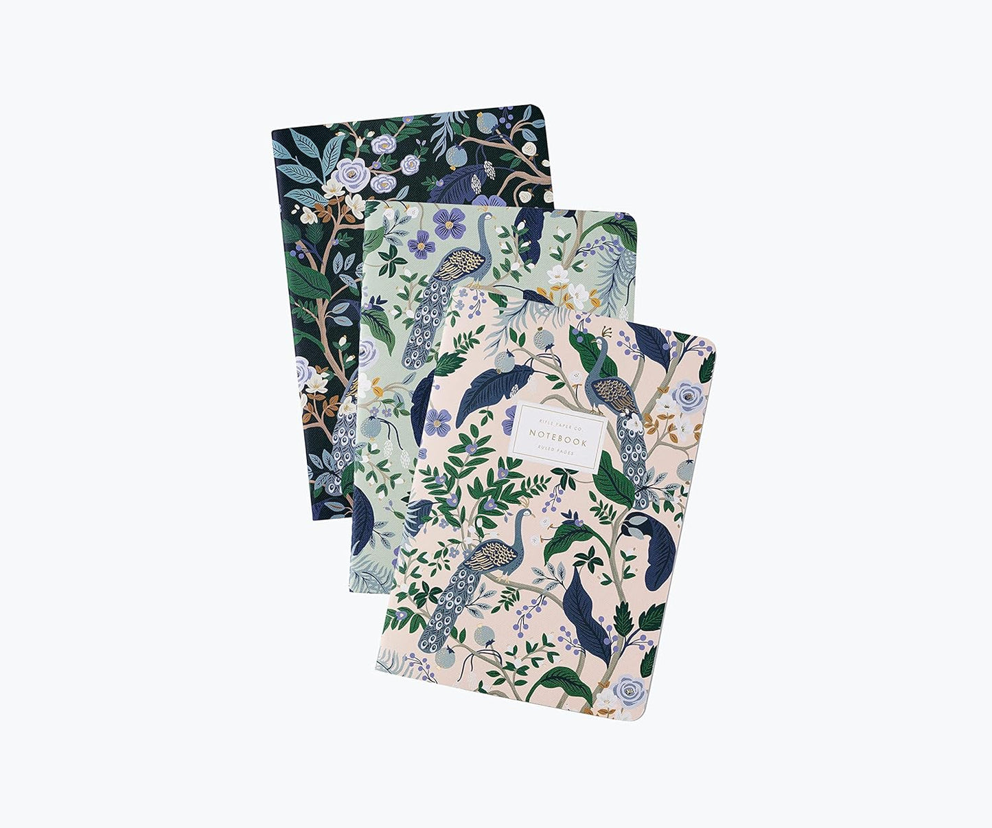 Rifle Paper Co. Peacock Stitched Assorted Notebook Set