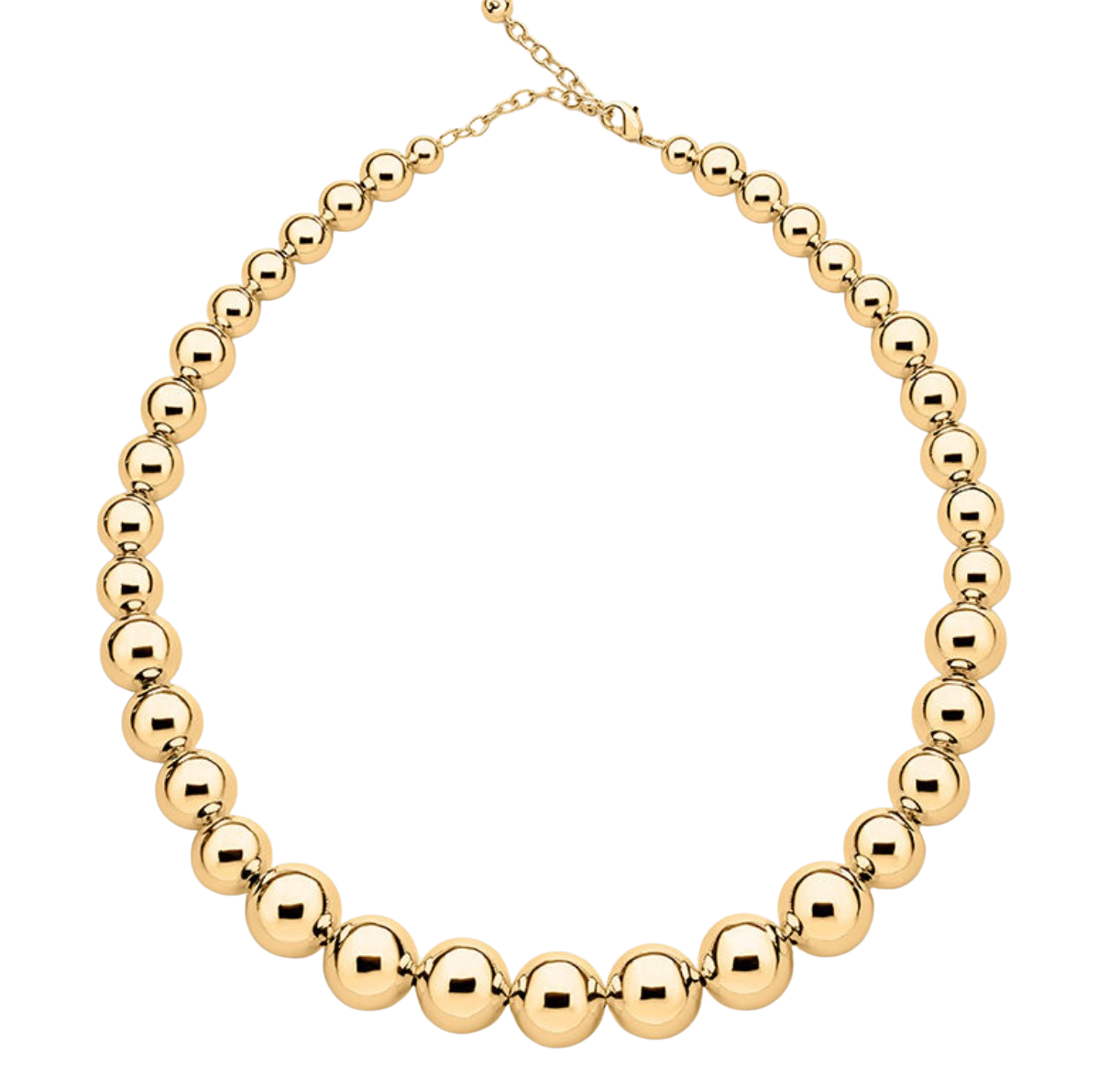 Elysian - Bead Choker Necklace- Steel 14K-Waterproof