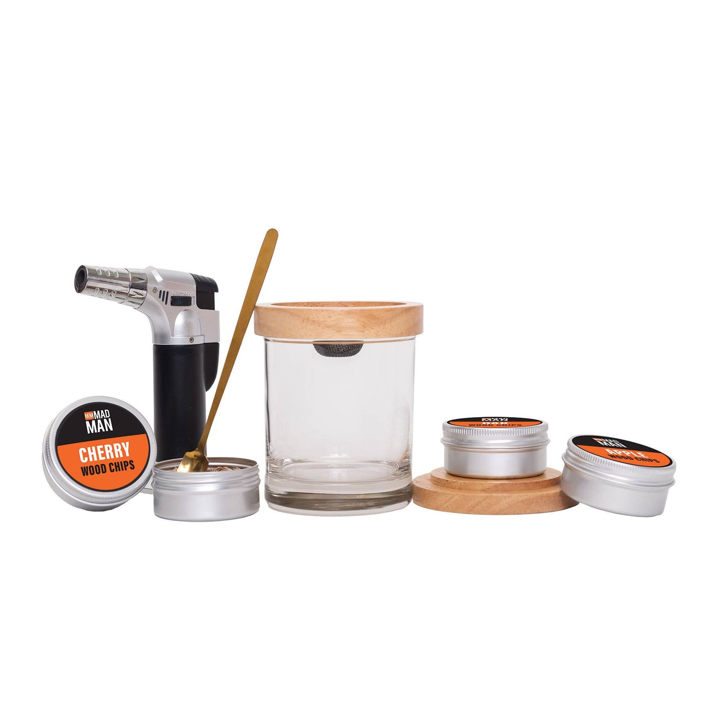 Whiskey Smoker | Cocktail Smoking Kit w/ Torch & Wood Chips