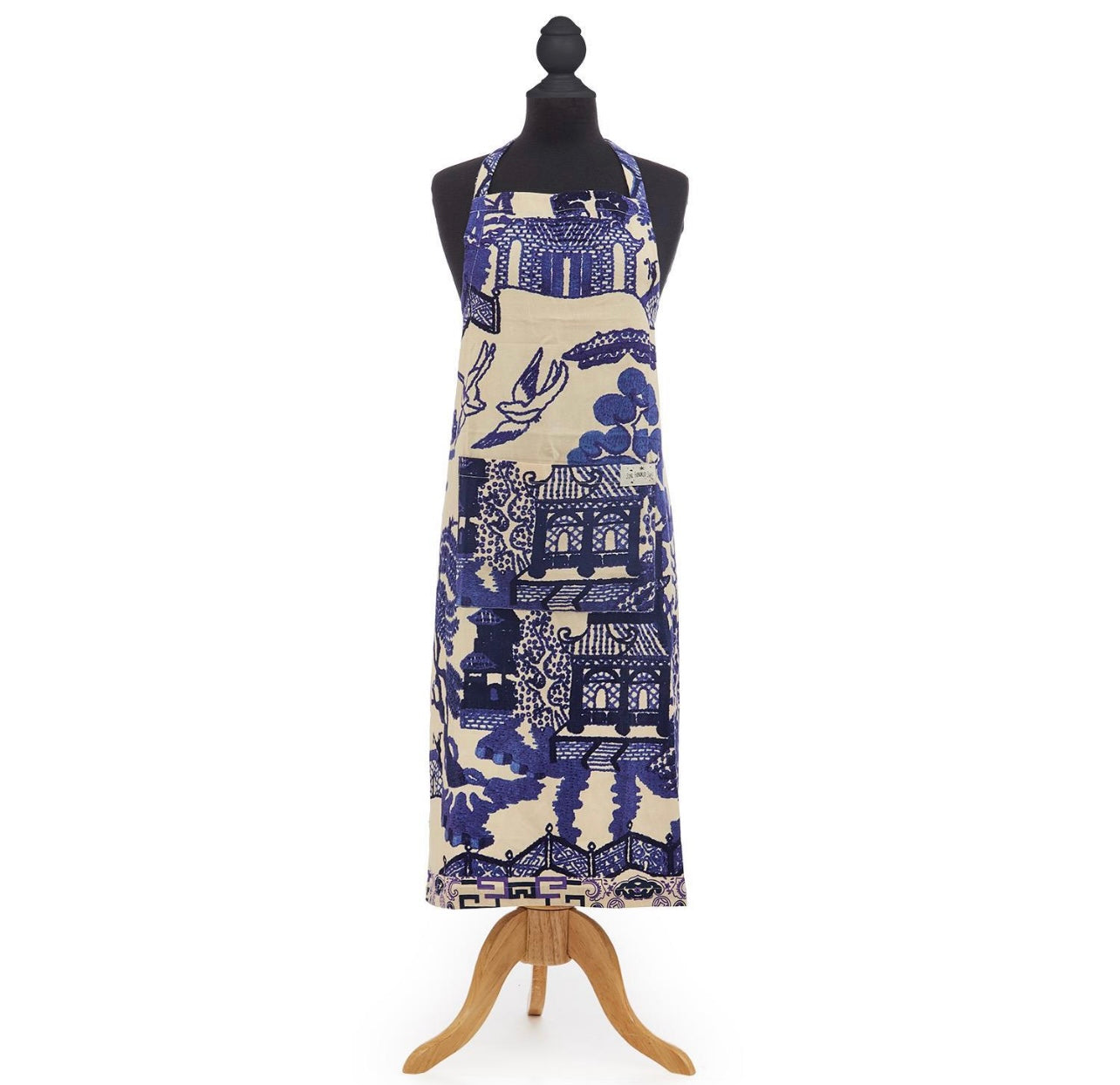 Giant Willow Blue Apron - Cotton