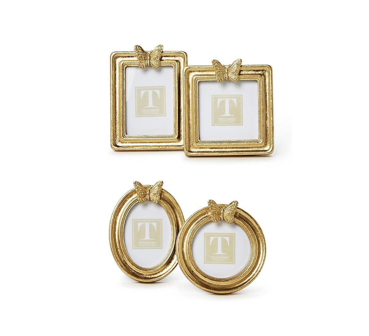 Butterfly Frames in Gold