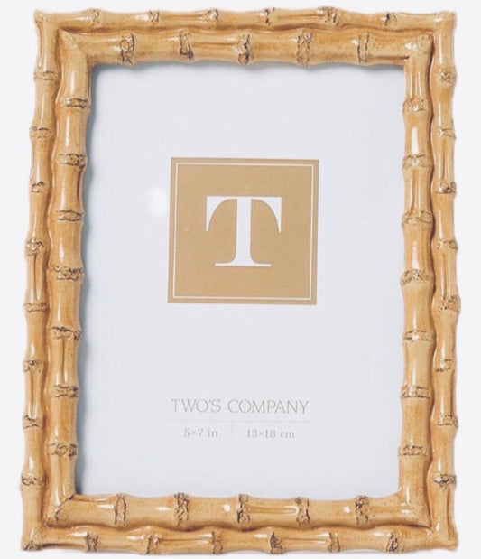 Blonde Faux Bamboo Frames