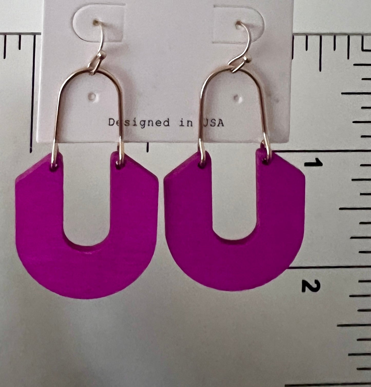 U Earrings - 3 Color Options