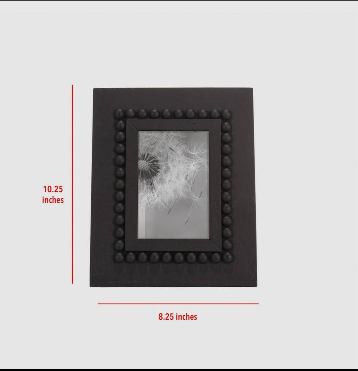 4'' X 6'' Black Gigi Photo Frame