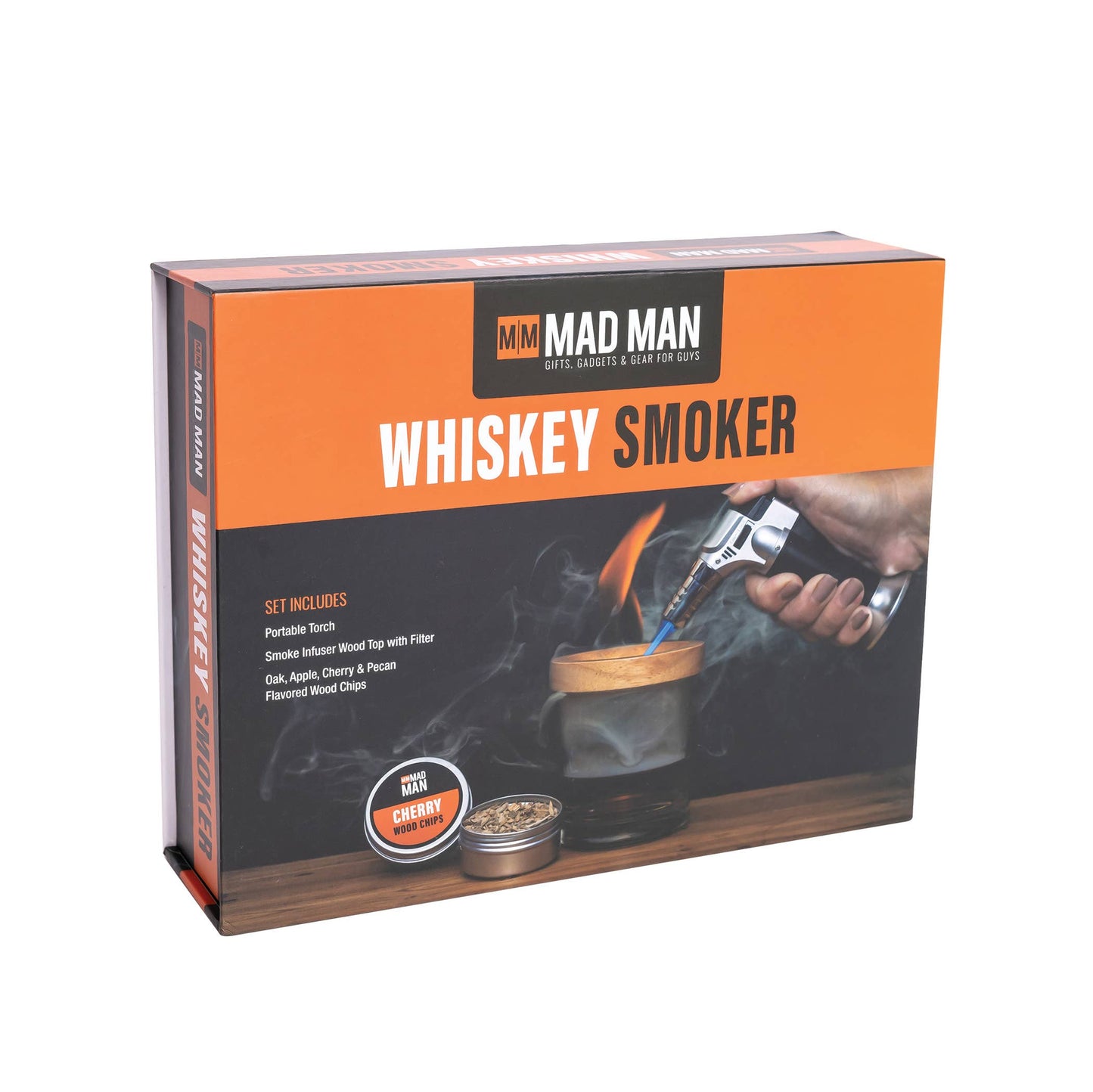 Whiskey Smoker | Cocktail Smoking Kit w/ Torch & Wood Chips