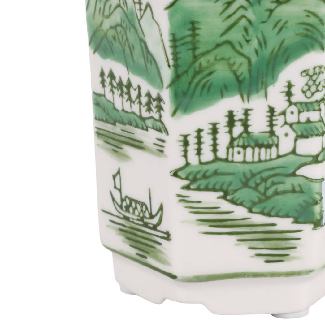 Scented Candle - Sage & Eucalyptus Soy Wax Green Ceramic,6Oz