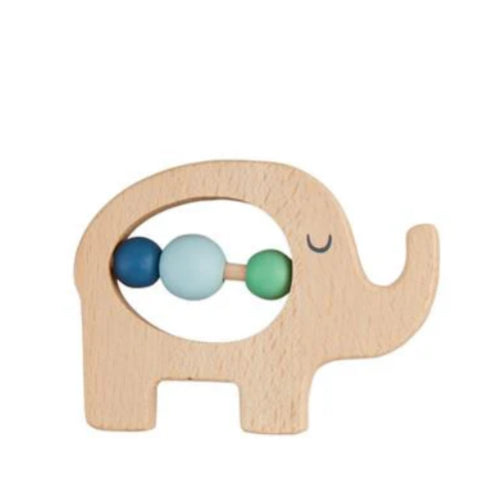 Wooden Teether Rattle