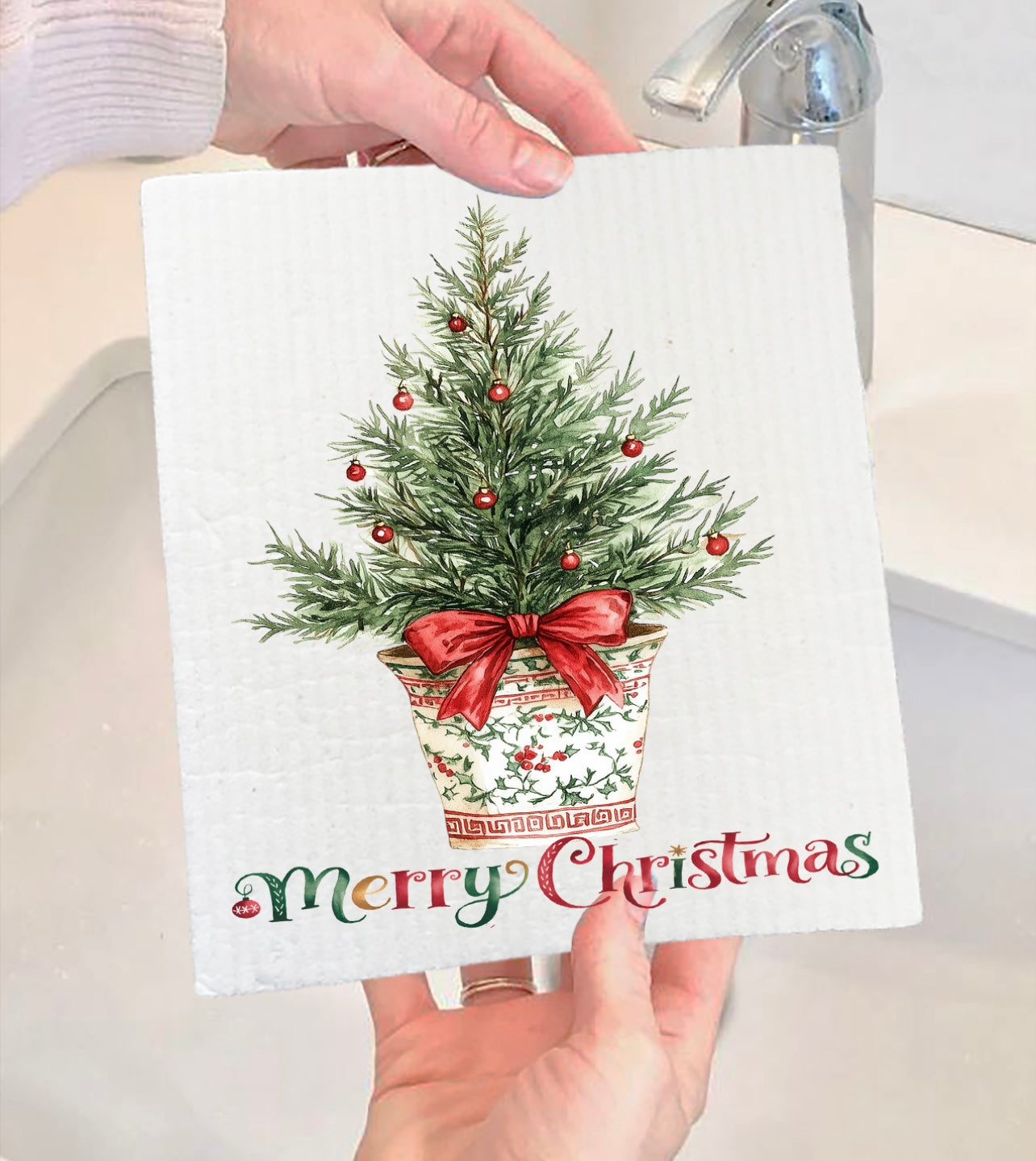 Christmas Designs SWEDISH DISH CLOTH (4 Designs)