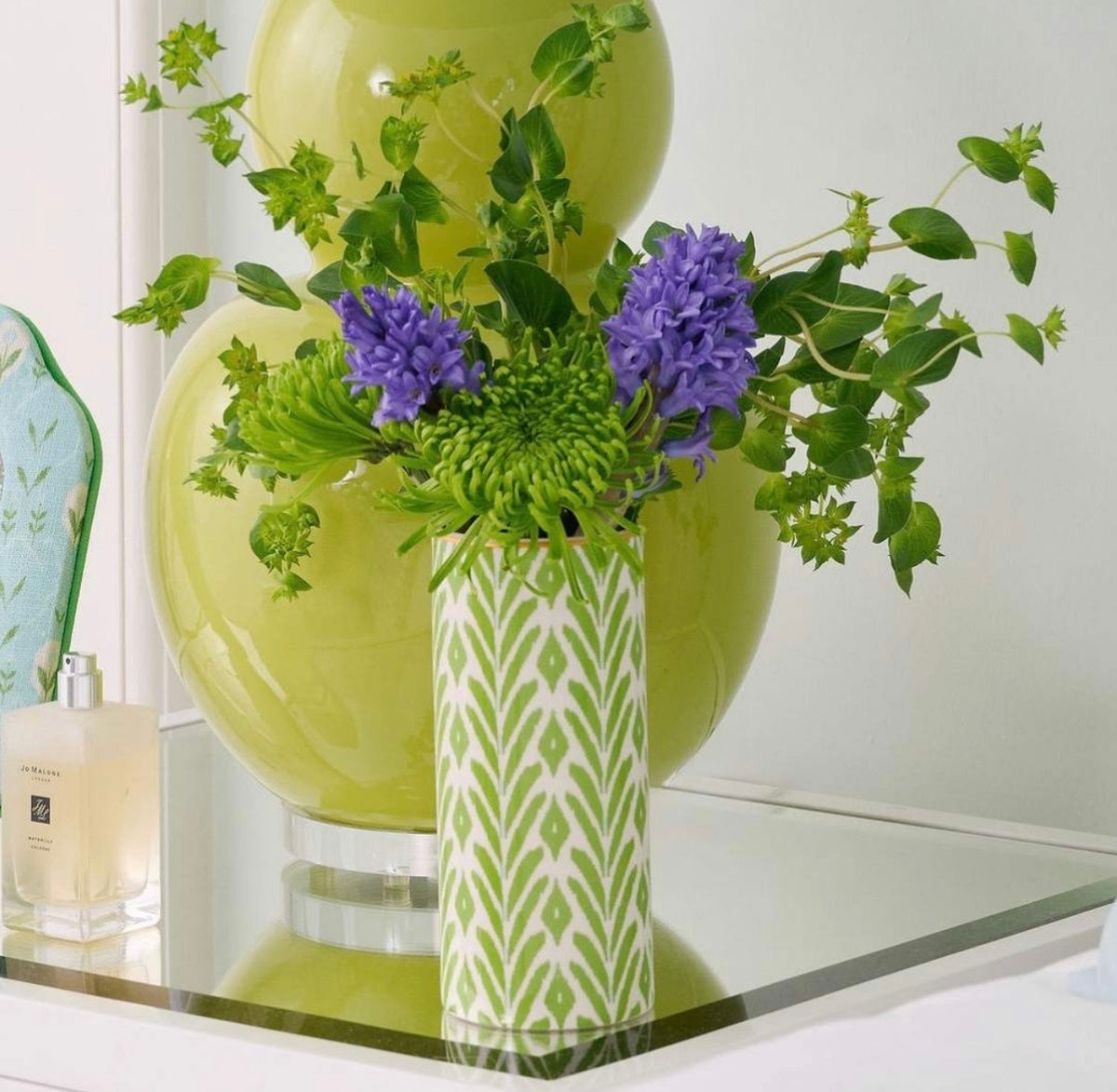 Petite Frond Green Vase