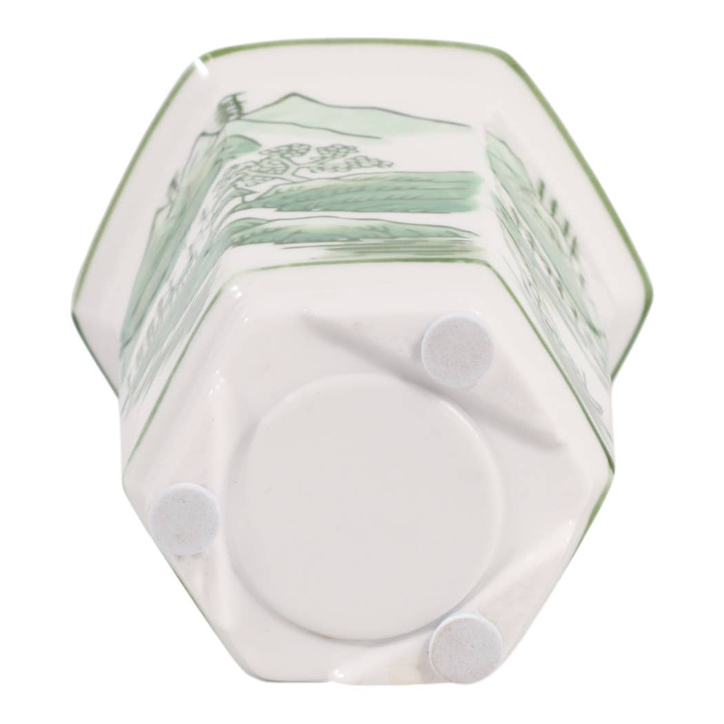 Scented Candle - Sage & Eucalyptus Soy Wax Green Ceramic,6Oz