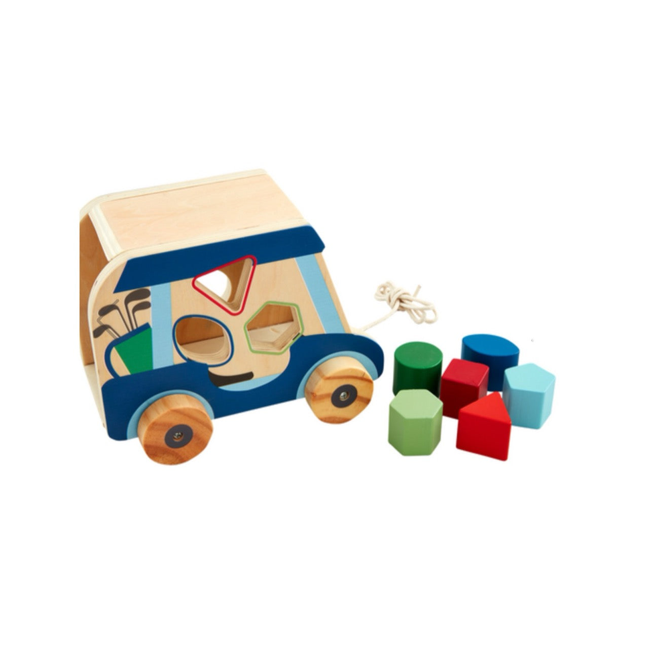 Blue Golf Shape Sorter