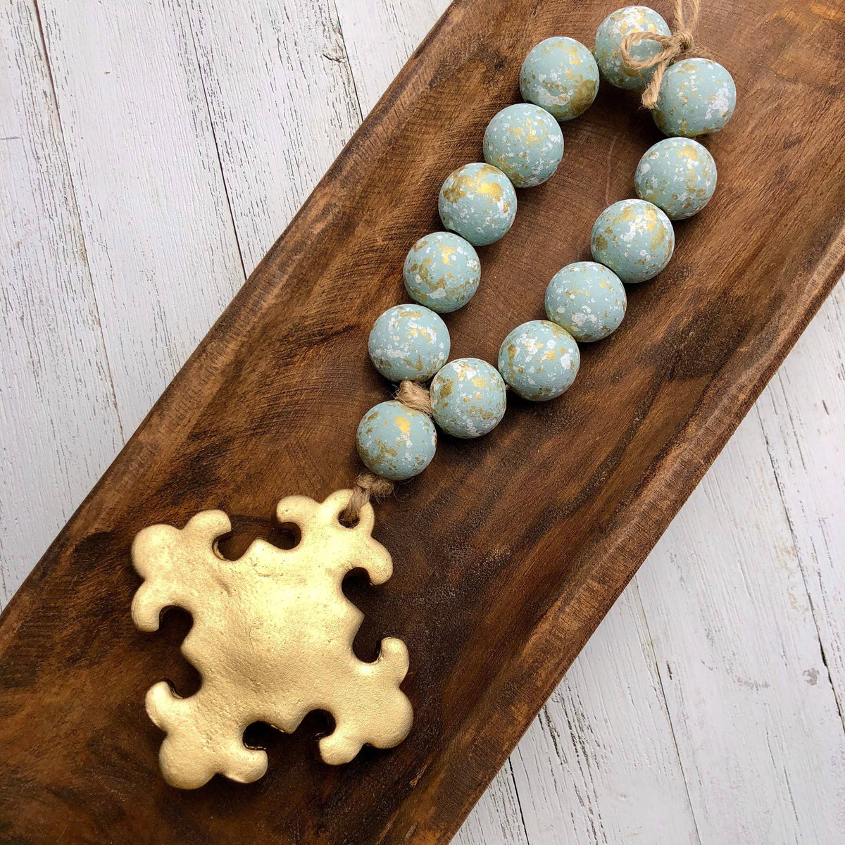 Blessing Beads with Fancy Cross (Medium)