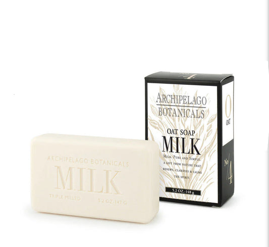 Archipelago Botanicals Oat Milk Natural Boxed Soap