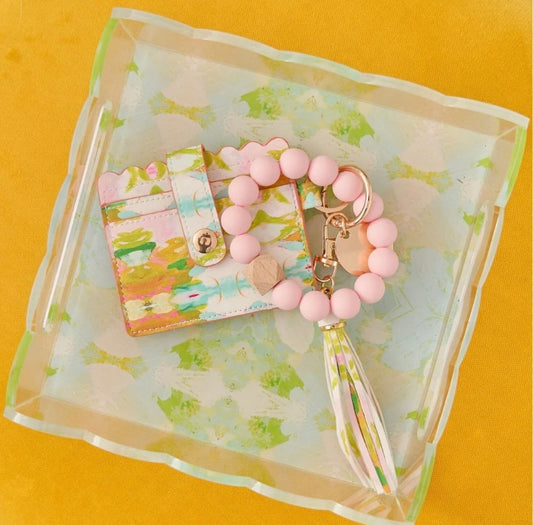 Laura Park Elephant Walk Small Scalloped Tray