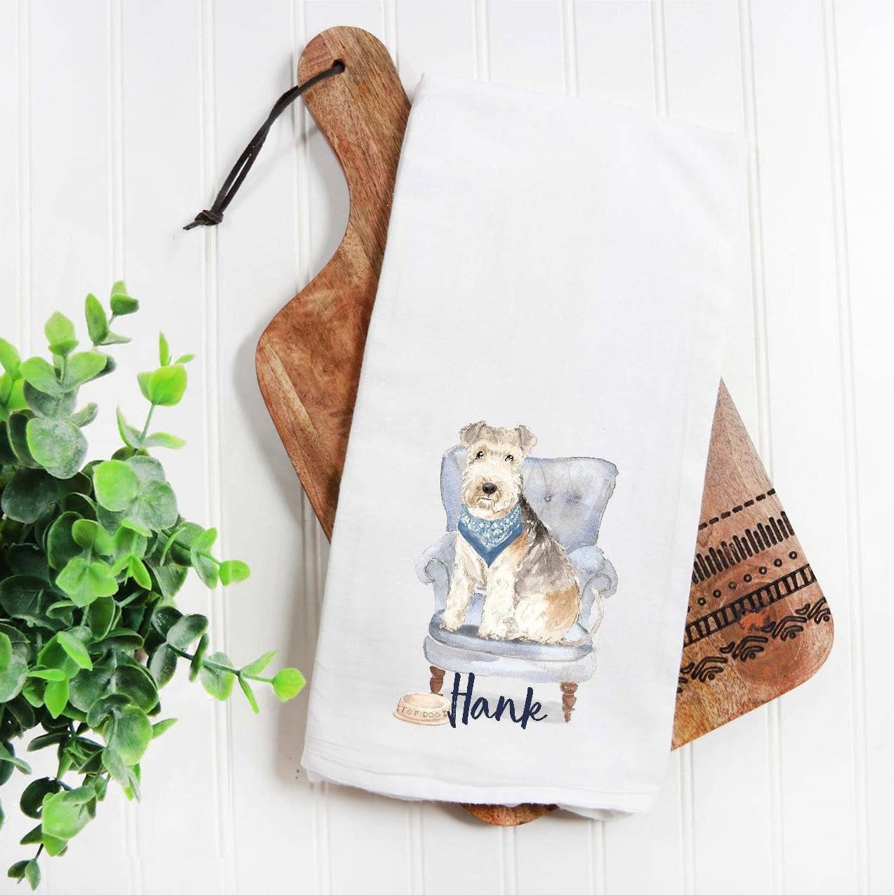 Personalized Dog Breed Tea Towel