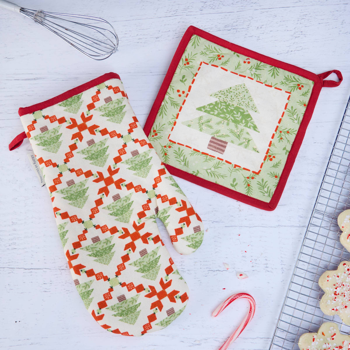 Tree Quilt Kitchen Set