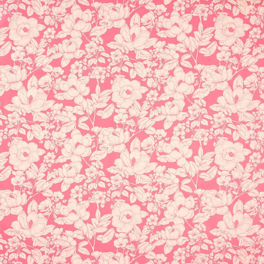 Two Toned Pink Floral Stone Wrapping Paper