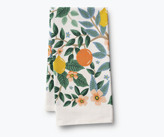 Rifle Paper Tea Towel -Citrus Grove