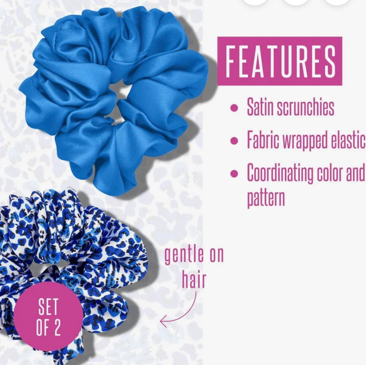 Lilly Pulitzer Large Scrunchie Set of 2