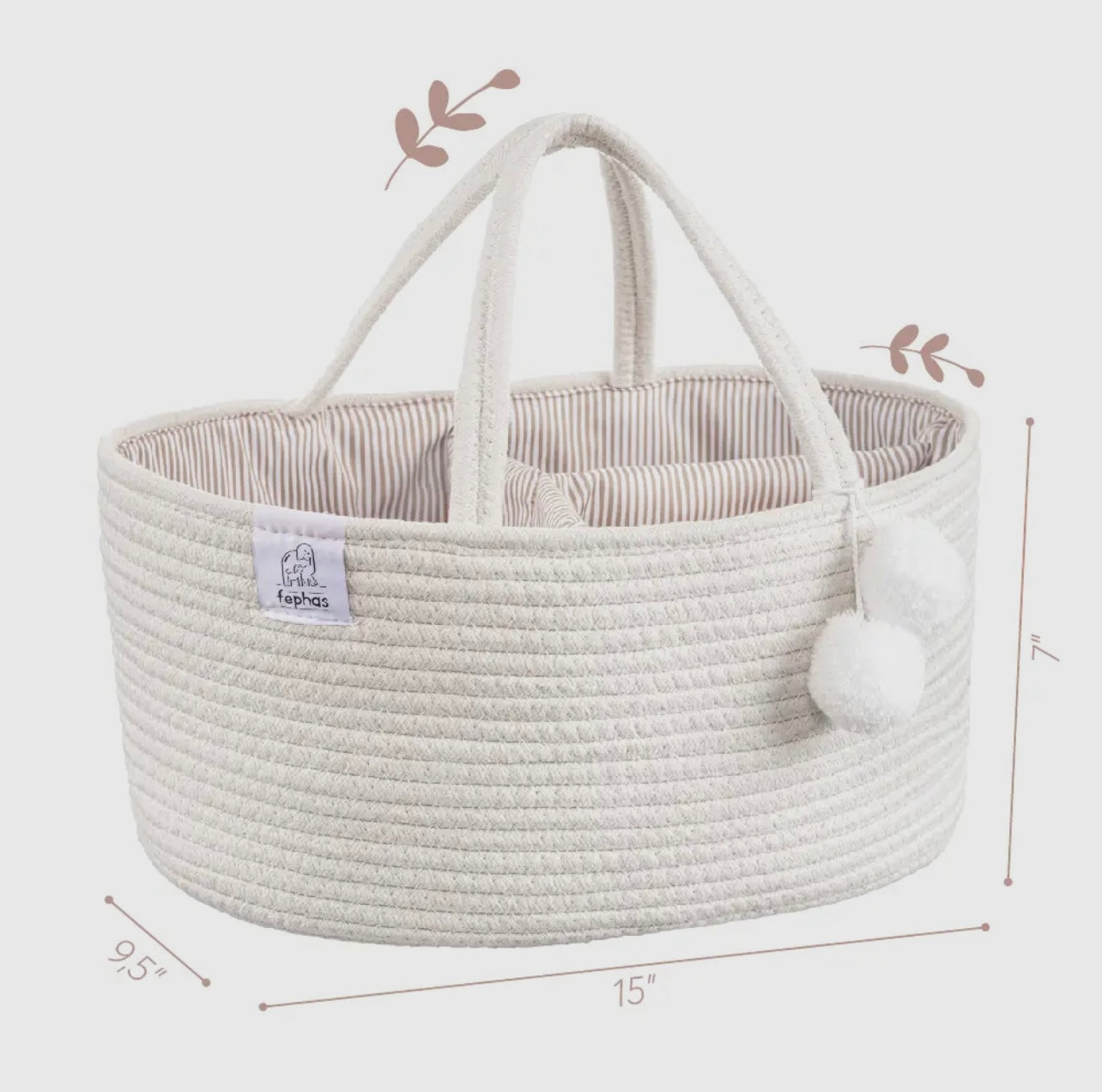 Rope Diaper Caddy