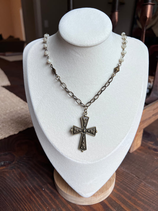 Long Cross Necklace