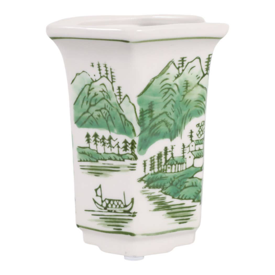 Scented Candle - Sage & Eucalyptus Soy Wax Green Ceramic,6Oz
