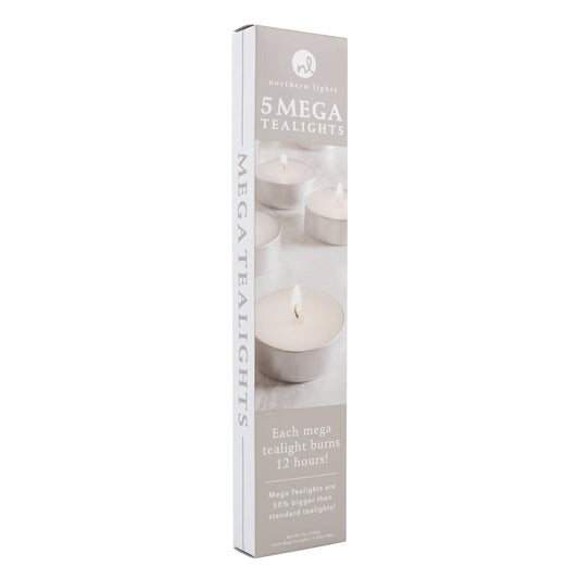 Mega Tealights - 5pc Box