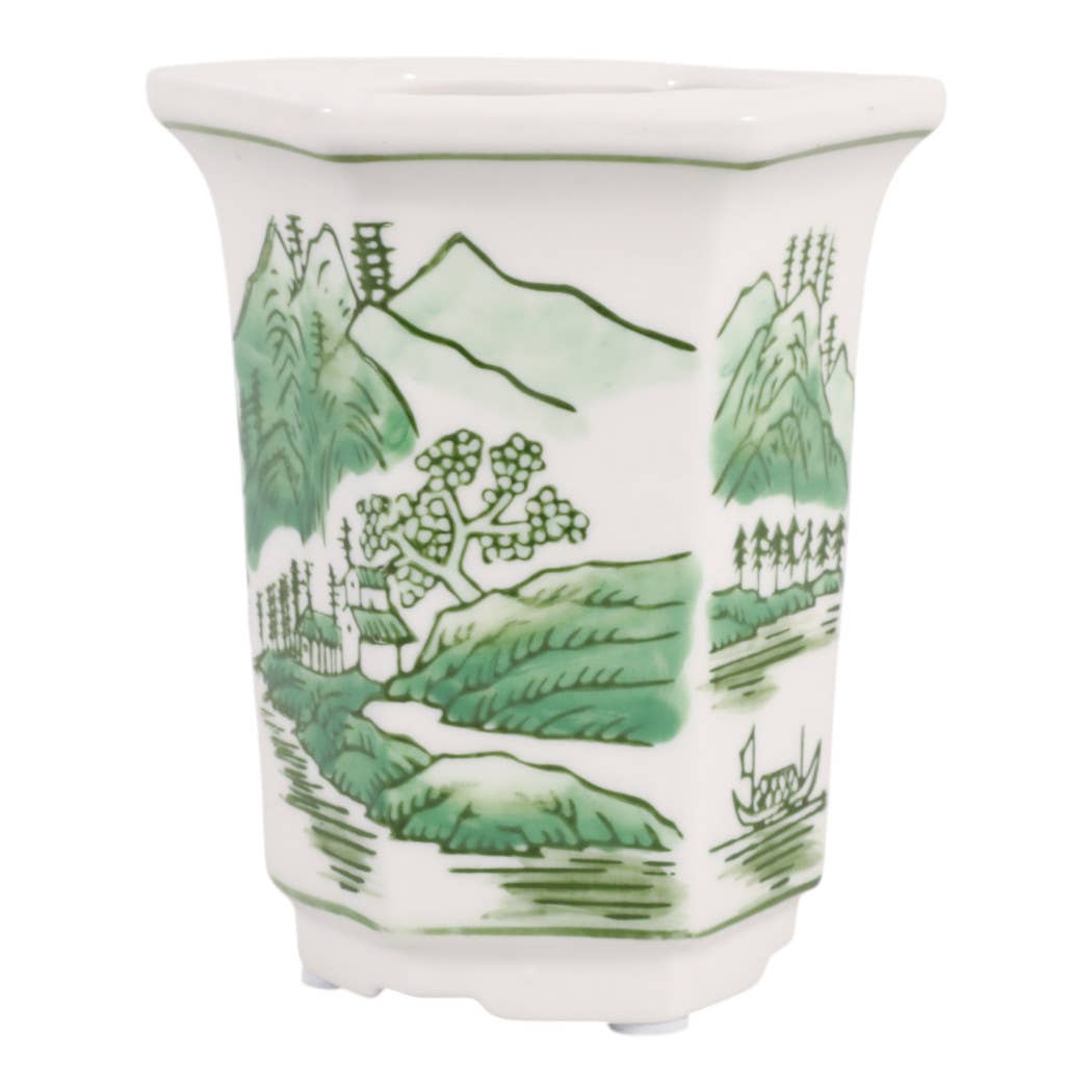 Scented Candle - Sage & Eucalyptus Soy Wax Green Ceramic,6Oz