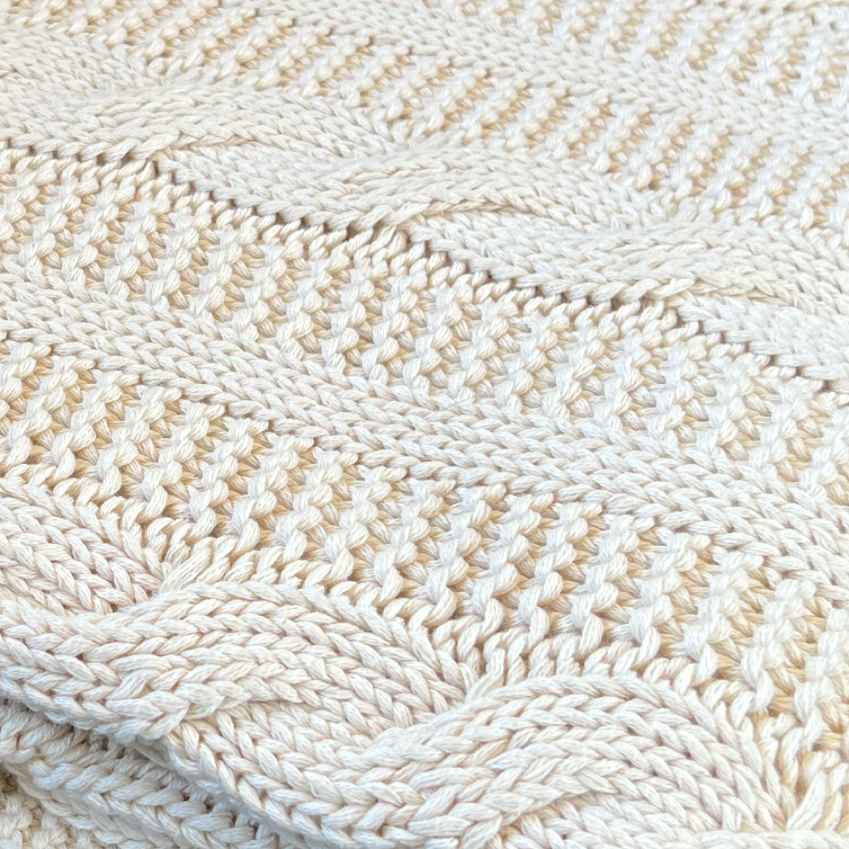 Natural Colored Throw 50x60